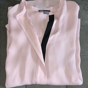 Long sleeve blouse silk